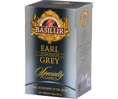Basilur Earl Grey – Kolekcija Specialty Classics 25x2g