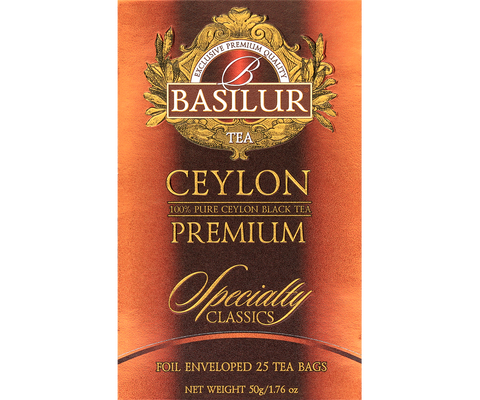 Basilur Ceylon Premium – Kolekcija Specialty Classics 25x2g
