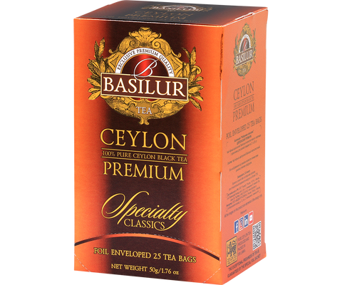 Basilur Ceylon Premium – Kolekcija Specialty Classics 25x2g