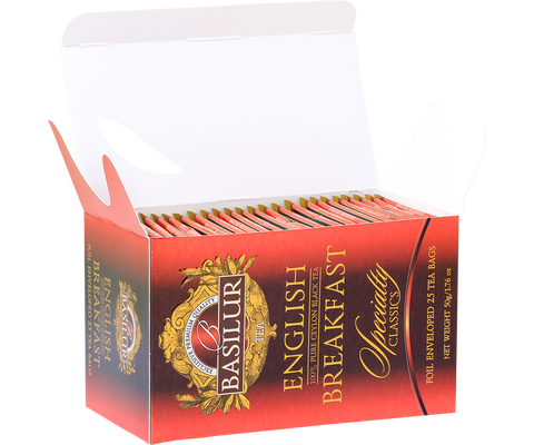 Basilur English Breakfast – kolekcija Specialty Classics 25x2g