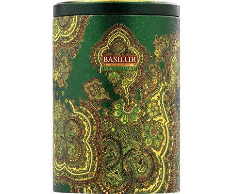 Basilur Moroccan Mint Zeleni čaj u metalnoj kutiji – 100g