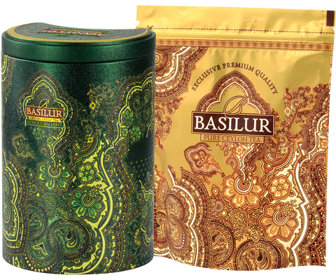 Basilur Moroccan Mint Zeleni čaj u metalnoj kutiji – 100g
