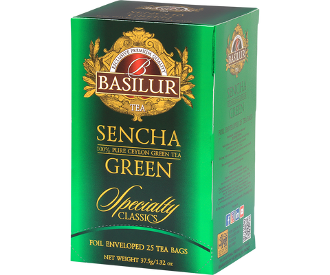 Basilur Sencha Green – Kolekcija Specialty Classics 25x2g