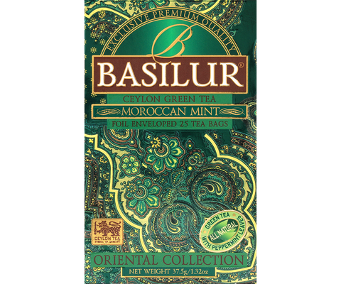 Basilur Moroccan Mint – Kolekcija Oriental 25x2g