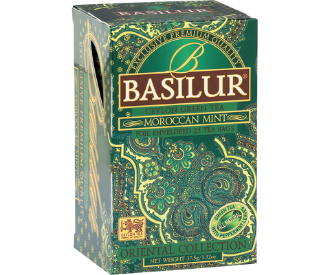 Basilur Moroccan Mint – Kolekcija Oriental 25x2g