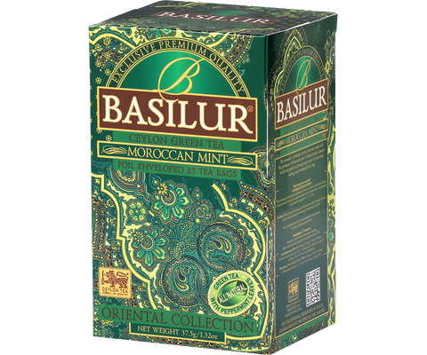 Basilur Moroccan Mint – Kolekcija Oriental 25x2g